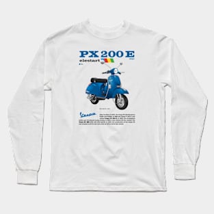 Vespa PX 200 E | Blu Long Sleeve T-Shirt